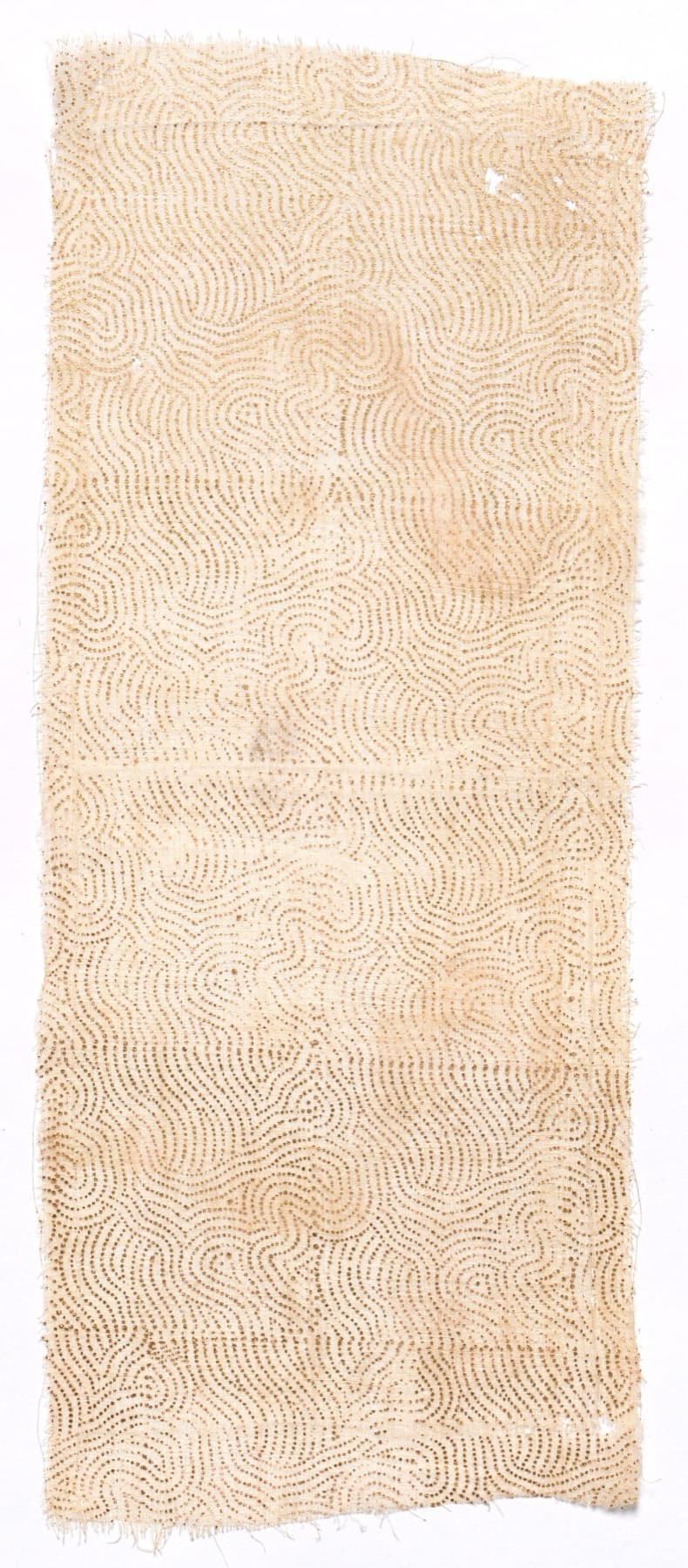 Fragment of Draped Court Apparel, India, Rajasthan or Northern Deccan