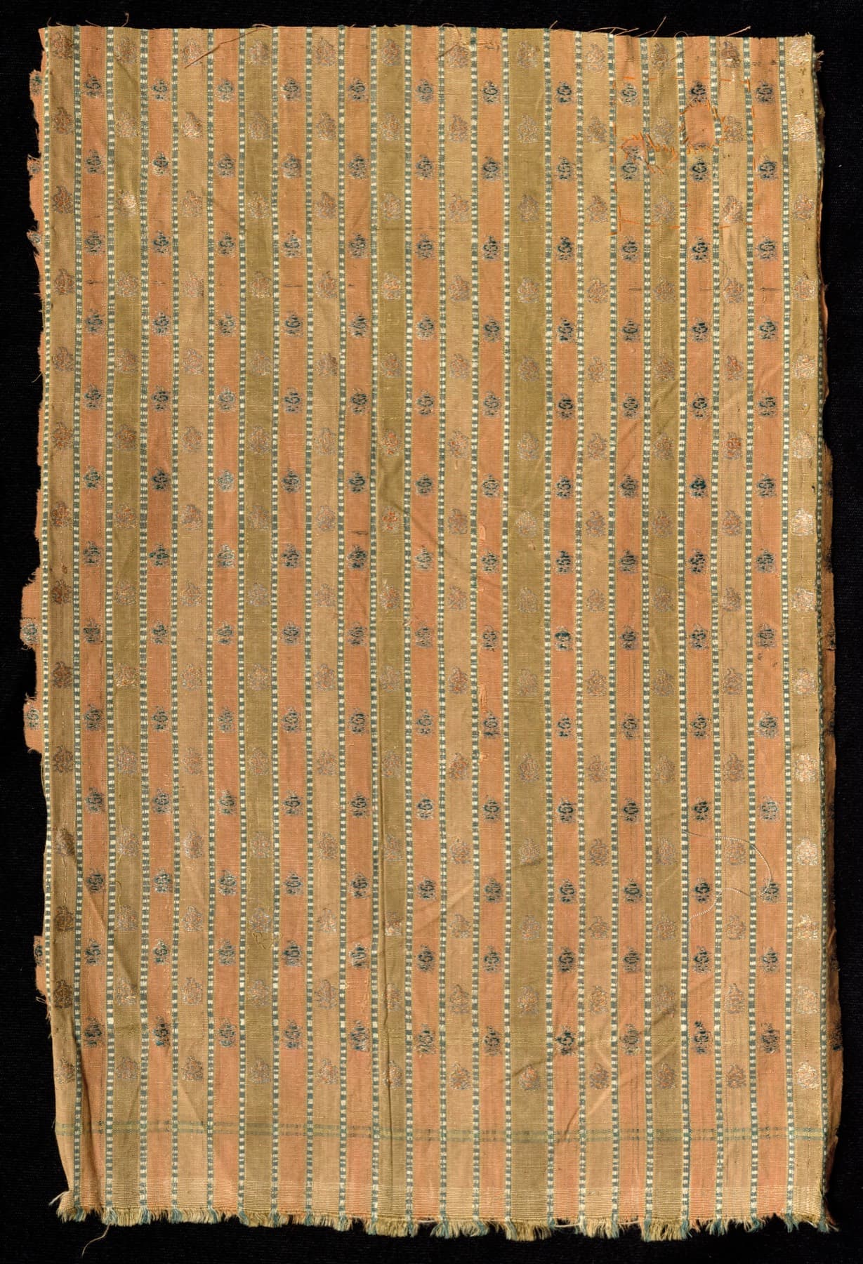 Striped Brocade, Southern India, Warangal