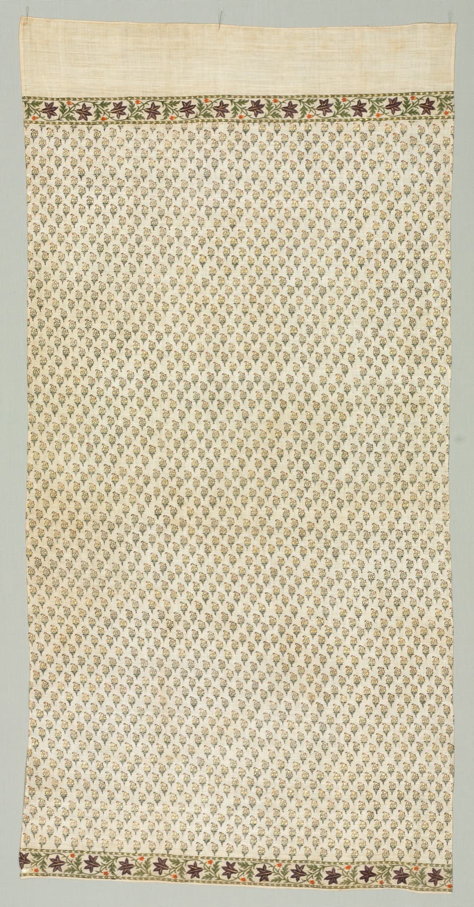 Fragment of a Turban Cloth, India, Rajasthan, Mughal period, early 19th Century